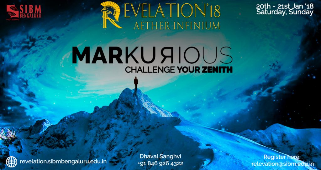 Markurious – The Marketing Event Of Revelation 2018 At SIBM Bengaluru