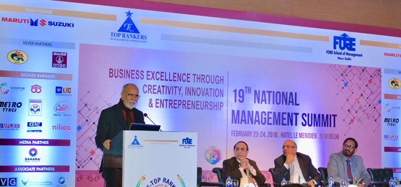 19th National Management Summit And FORE Top Rankers Excellence Awards 2018