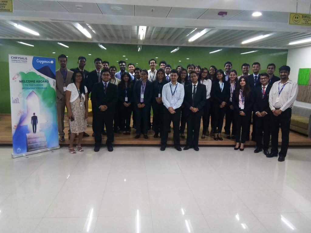 Internship Experience At Capgemini - Chetan Tiwary, XIMB