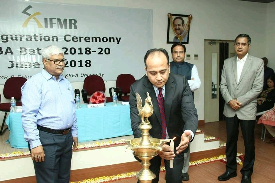 Deepak's Stepping Stone At IFMR On The Inauguration Day