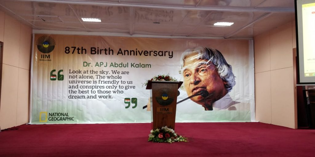 IIM Shillong And National Geographic Pay Tribute To Dr. APJ Abdul Kalam