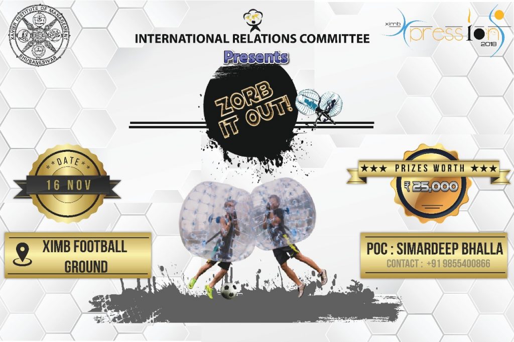 IRC Zorb It Out - Xpressions 2018 - XIMB