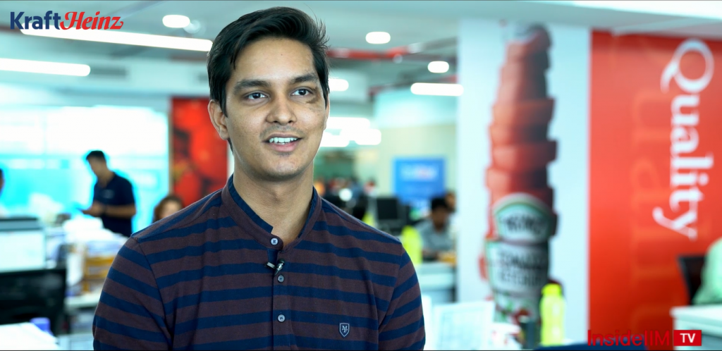 The Joy Of Working At Kraft Heinz | Jaydeep Singh - IIM Lucknow