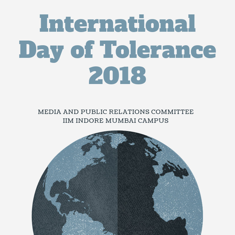 On Tolerance And Beyond - IIM Indore Mumbai Campus