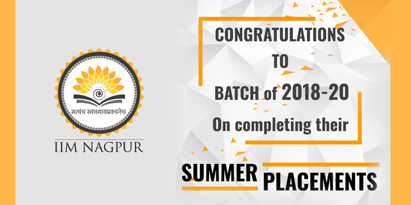 IIM Nagpur Achieved 100% Summer Placements In 2nd Week Of January 2019