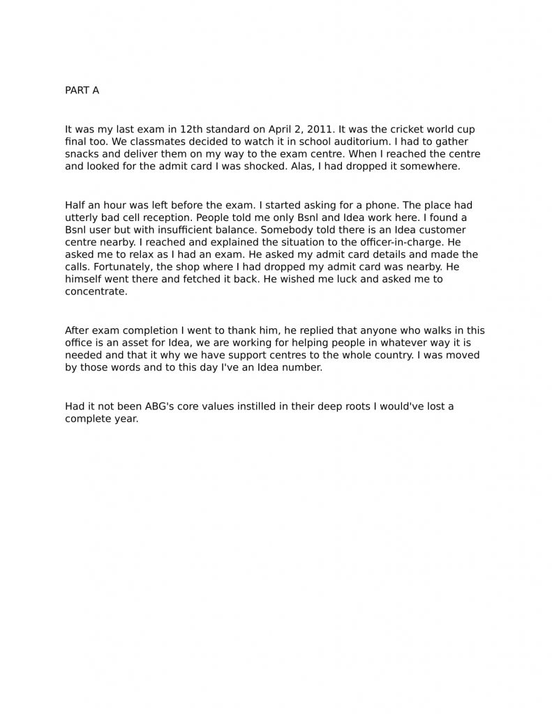 How ABG's Idea cellular saved my future?(ABGLP Woo me Part 1) - IMT GHAZIABAD