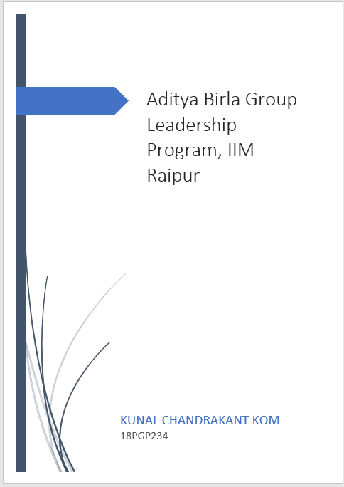 Aditya Birla Group Leadership Program, IIM Raipur #IIMRAIPUR #ABGLPWooMe