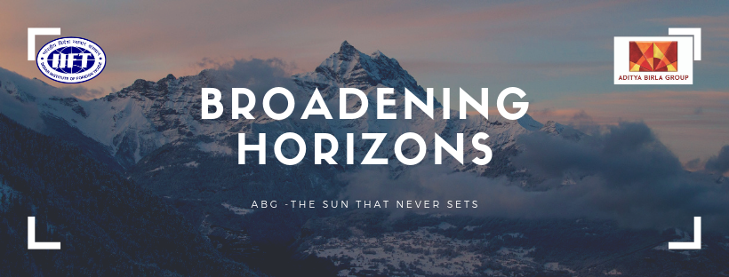 Anshuman Roy | Broadening Horizons, IIFT