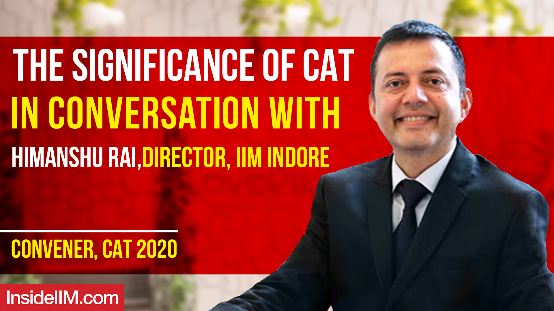 B-School Is Not A Placement Agency - Dr. Himanshu Rai, Director - IIM Indore, IIM Ahmedabad Alum