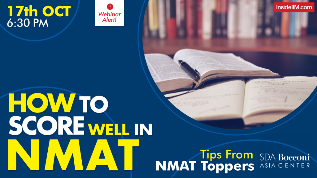How to Score Well In NMAT - Tips From NMAT Toppers