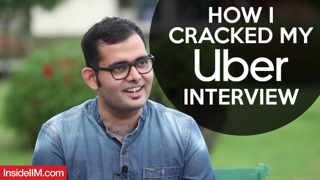 How I Cracked My Uber Interview - Atul Sharma, XLRI Jamshedpur