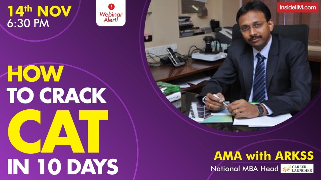 10 Days To CAT 2019 | Live Webinar With CEO, MBA Group At Career Launcher