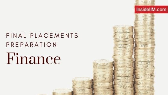 Final Placements Preparation For Finance