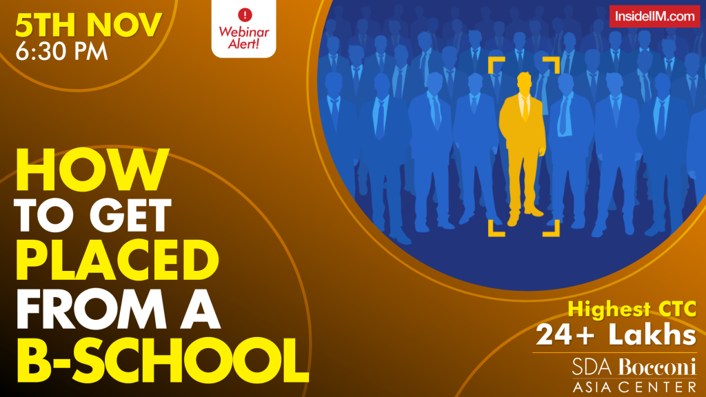 How To Get Placed From A B-School | Highest CTC 24+ Lakhs | Webinar