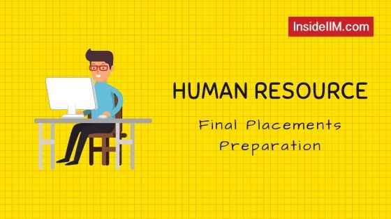 Final Placement Preparation For HR Roles