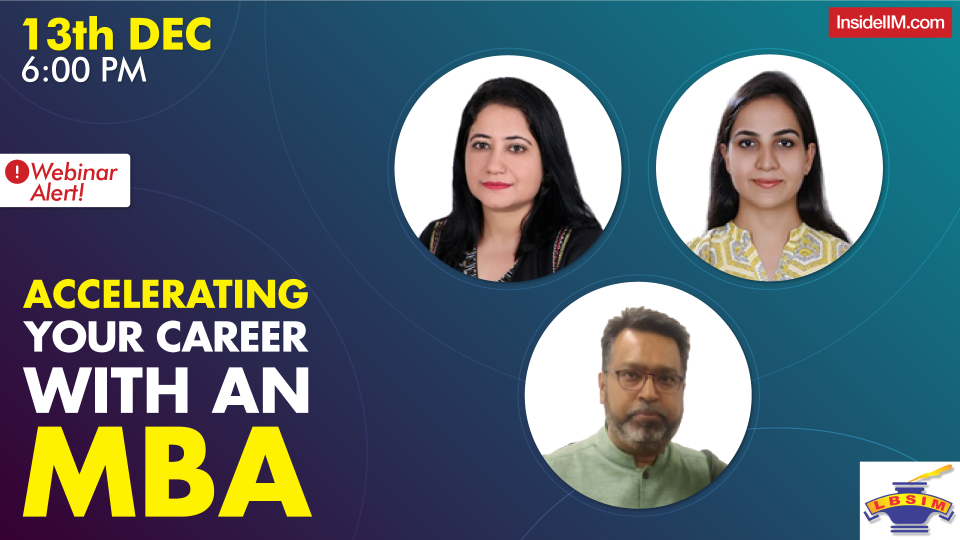 Accelerating Your Career With An MBA | Webinar - InsideIIM