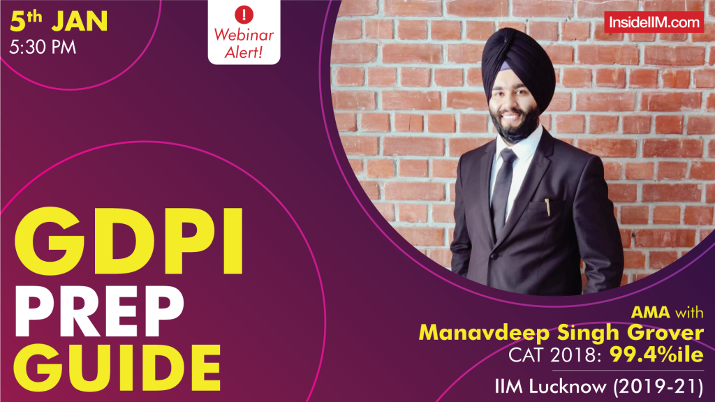 GDPI Prep Guide With IIM Lucknow Student | Live Webinar