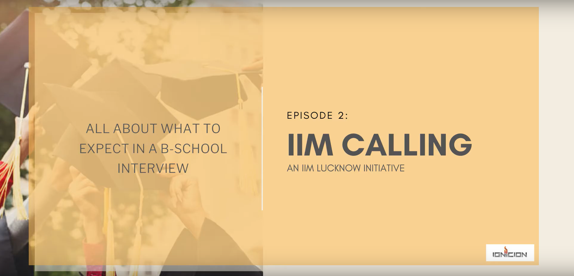 Simulated IIM Lucknow Personal Interview By Students At IIM Lucknow