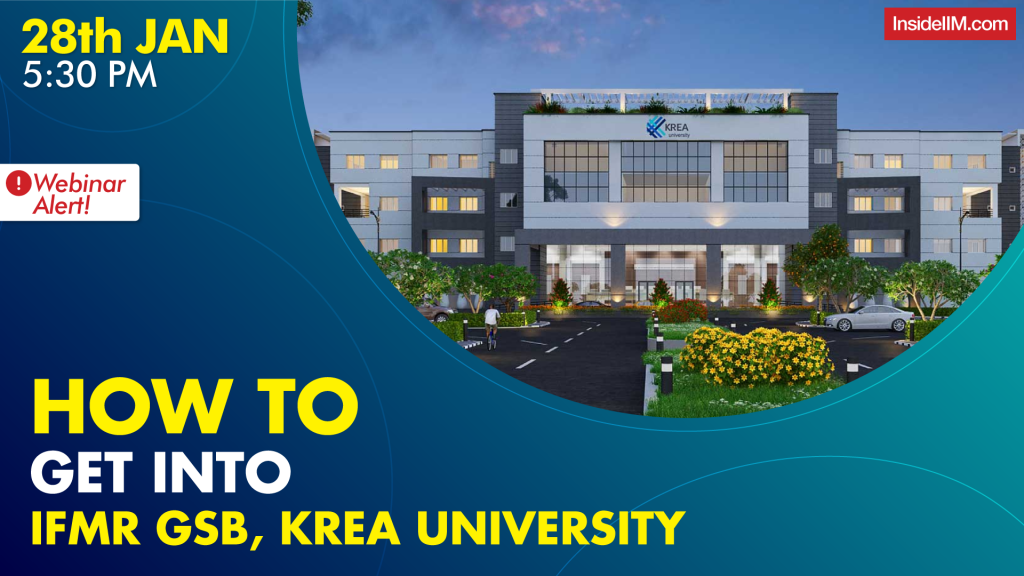 How To Get Into IFMR GSB - Profile Evaluation Webinar