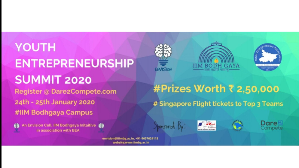 'Youth Entrepreneurship Summit-2020' IIM Bodhgaya.