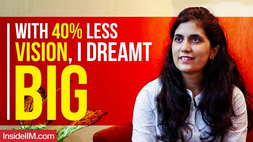 Depleting Vision Didn't Stop Me From Pursuing My Dreams | Darshi V, Tata Steel, IIM Indore