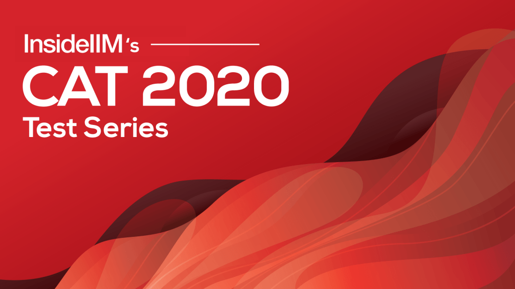 InsideIIM's Weekly Test Series For Hardcore CAT 2020 Aspirants - Are You Up For It?