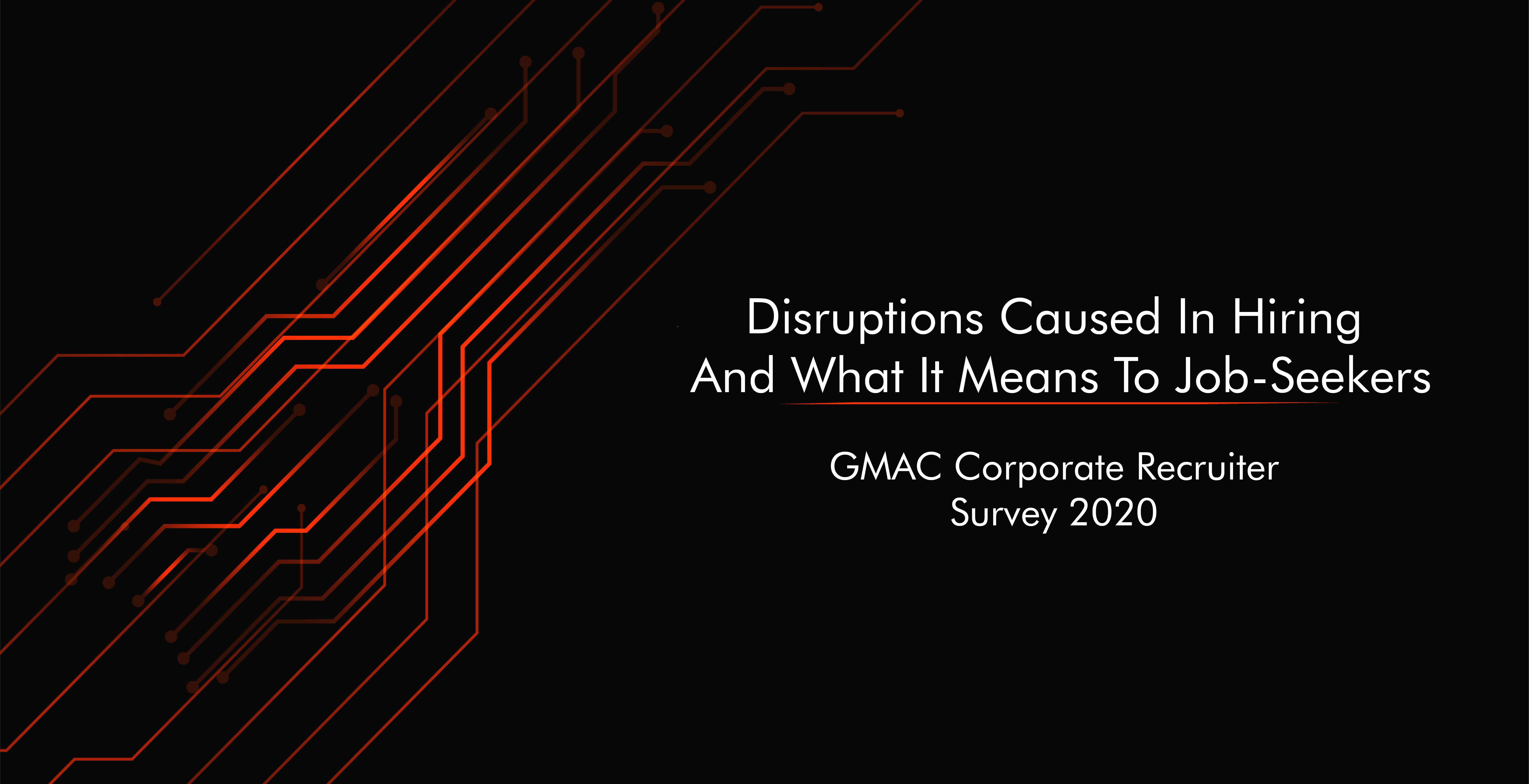 Disruptions Caused In Hiring And What It Means To Job-Seekers || GMAC Corporate Recruiter Survey 2020