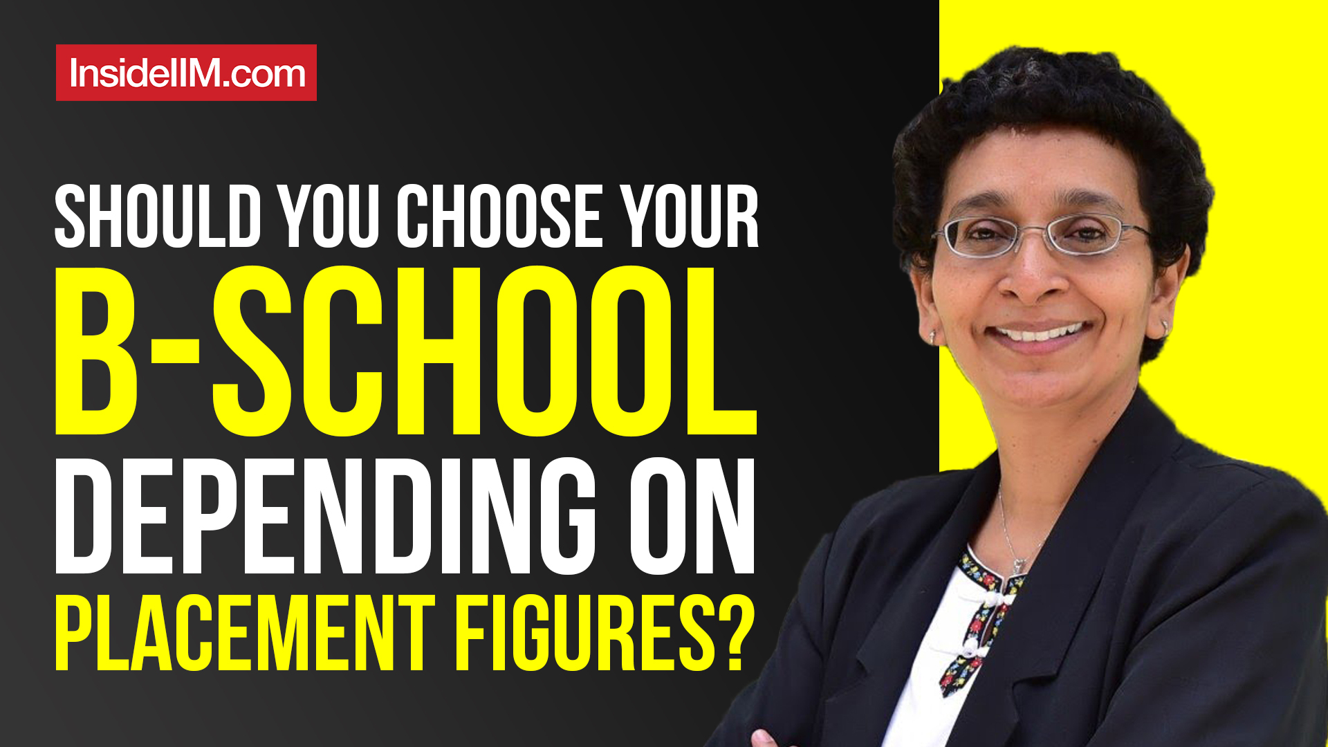 Should Placements Be The Only Parameter For Deciding Your B-School? Ft. Prof. Shobha Das, IFMR GSB
