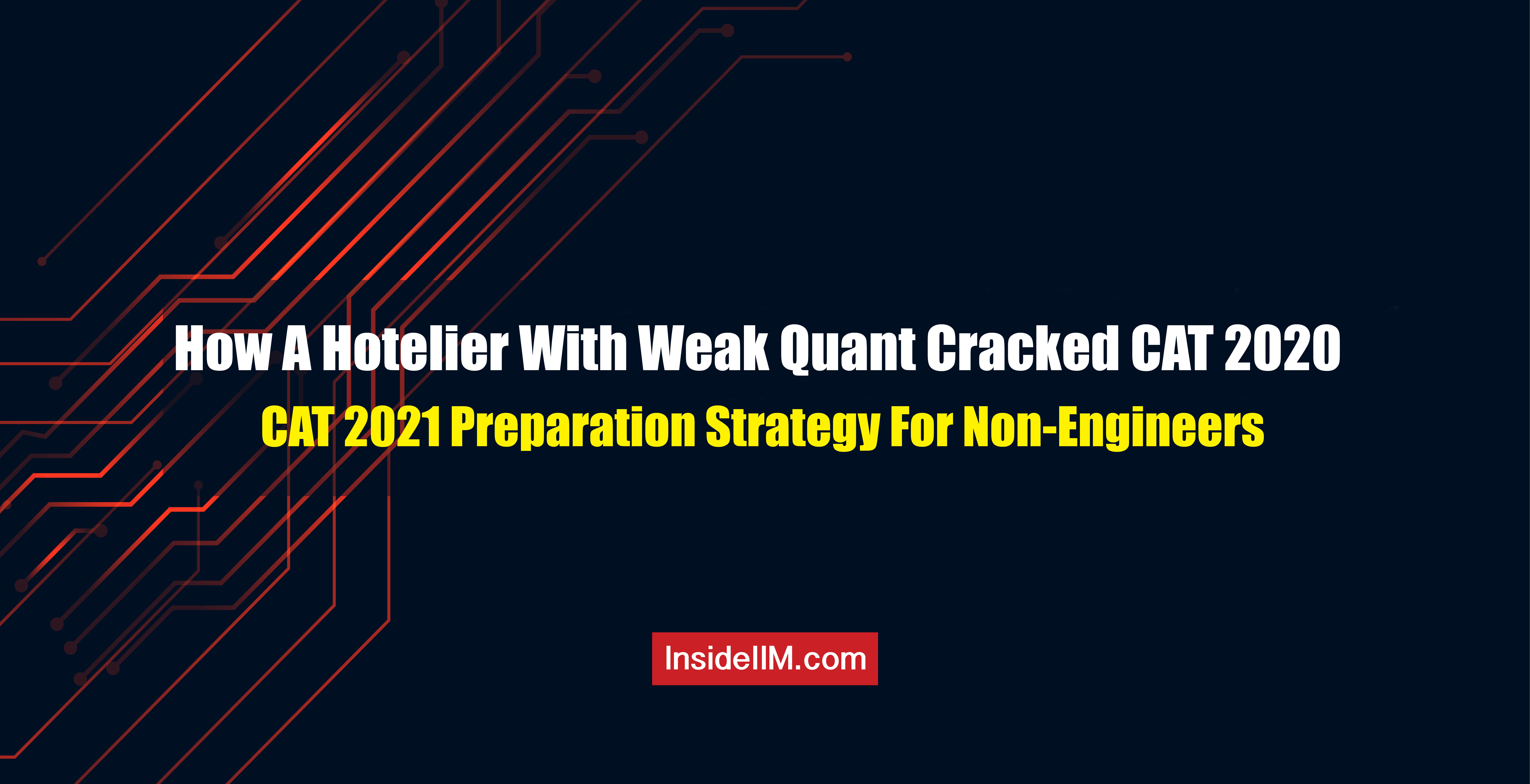How A Hotelier With Weak Quant Cracked CAT 2020 | CAT 2021 Preparation Strategy For Non-Engineers