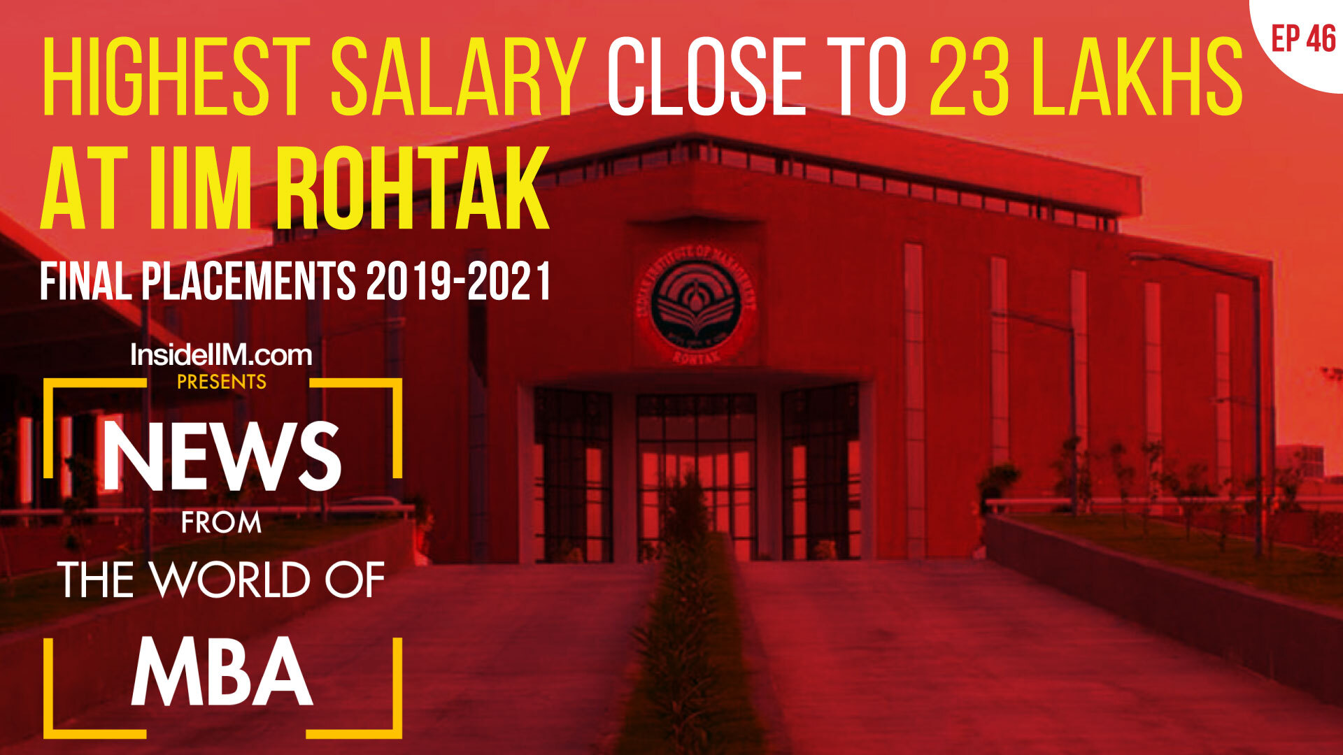 Highest Salary At 22.8 LPA At IIM Rohtak | More Positive Cases Reported At IIMs | MBA News Ep 46