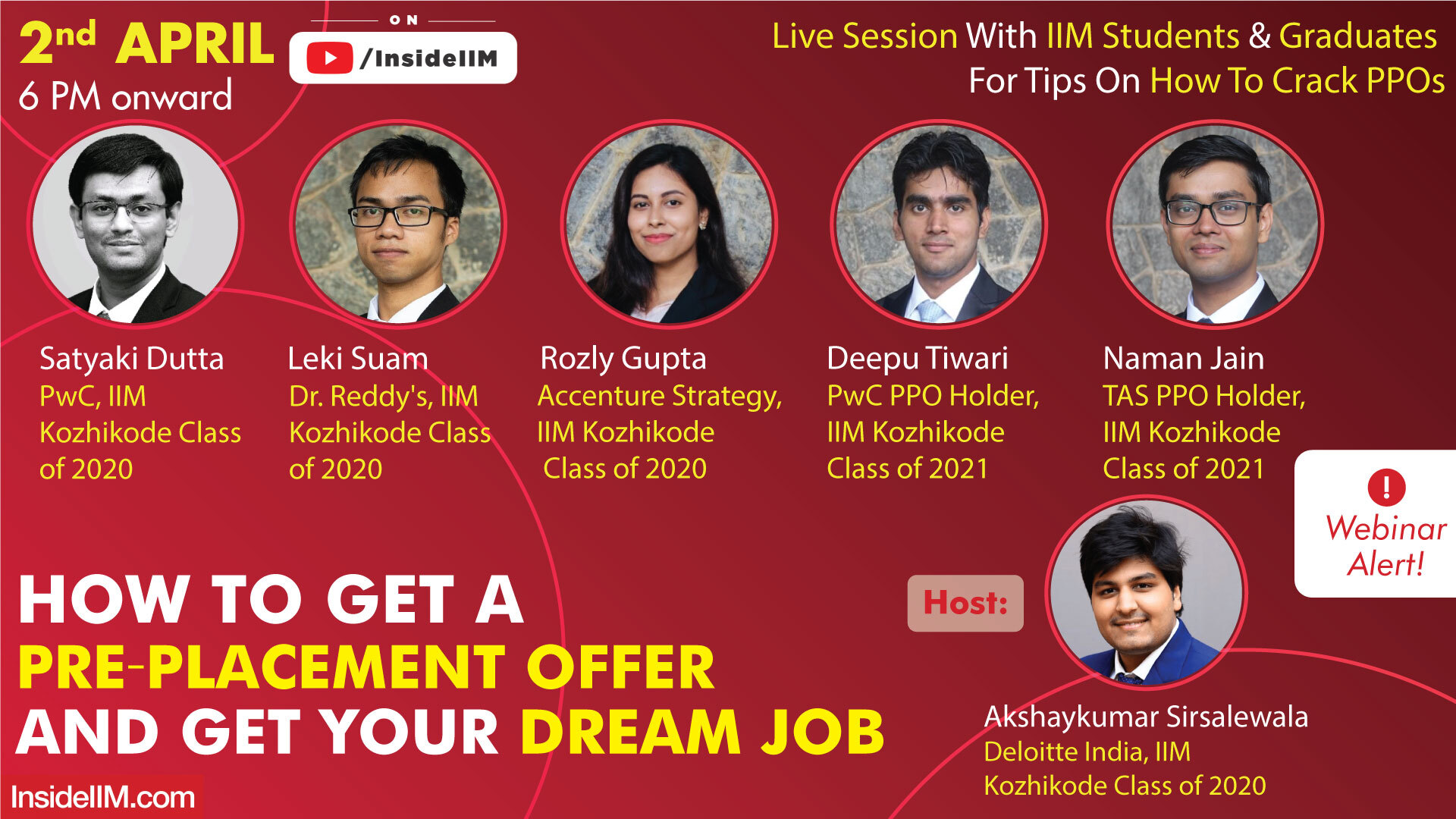How To Get A PPO And Land Your Dream Job | Ft. PPO Holders From IIM Kozhikode