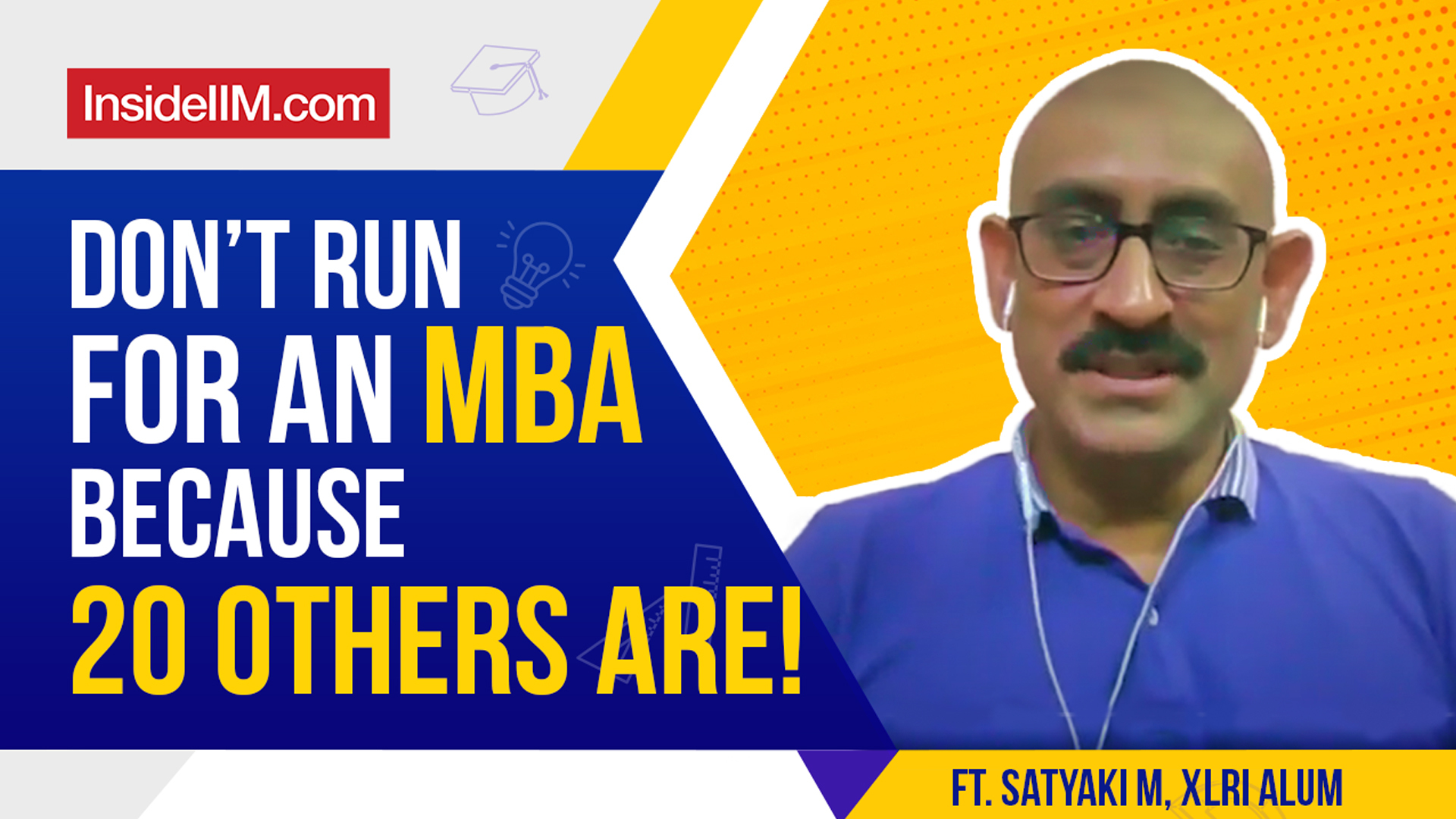 Use Your Instinct & Common Sense For Success | Journey To Being Accenture MD, Satyaki M, XLRI Alum