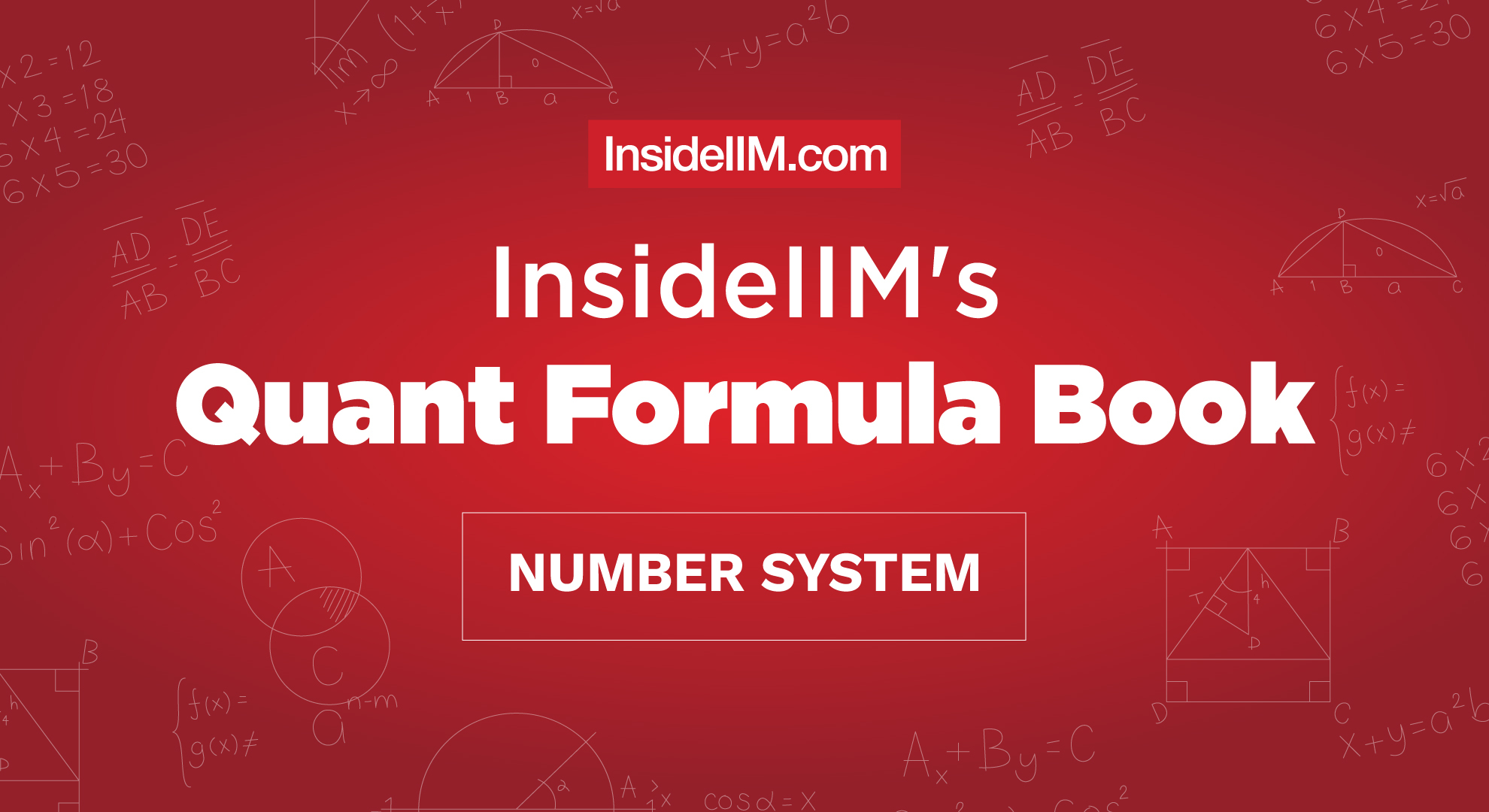 Number System Formula Book For CAT, XAT, IIFT And More