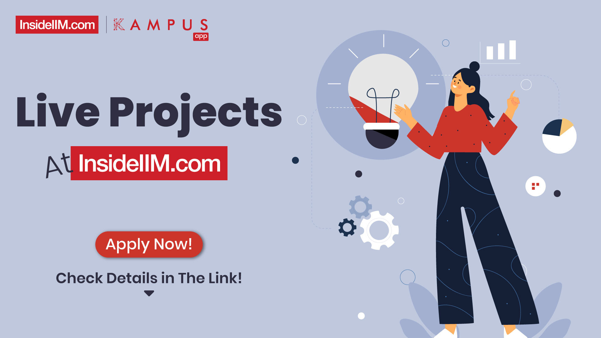 Growth, Product Management & Campus Ambassador Live Projects At InsideIIM | Apply Now!