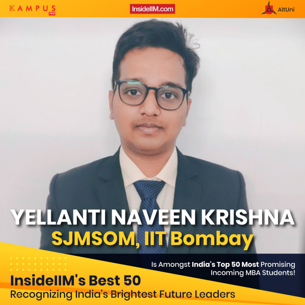 Yellanti Naveen Krishna, Shailesh J. Mehta School Of Management, IIT ...