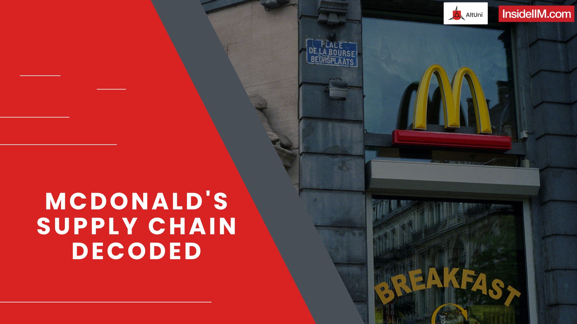 McDonald's Supply Chain Decoded | Certificate Program In Supply Chain Management