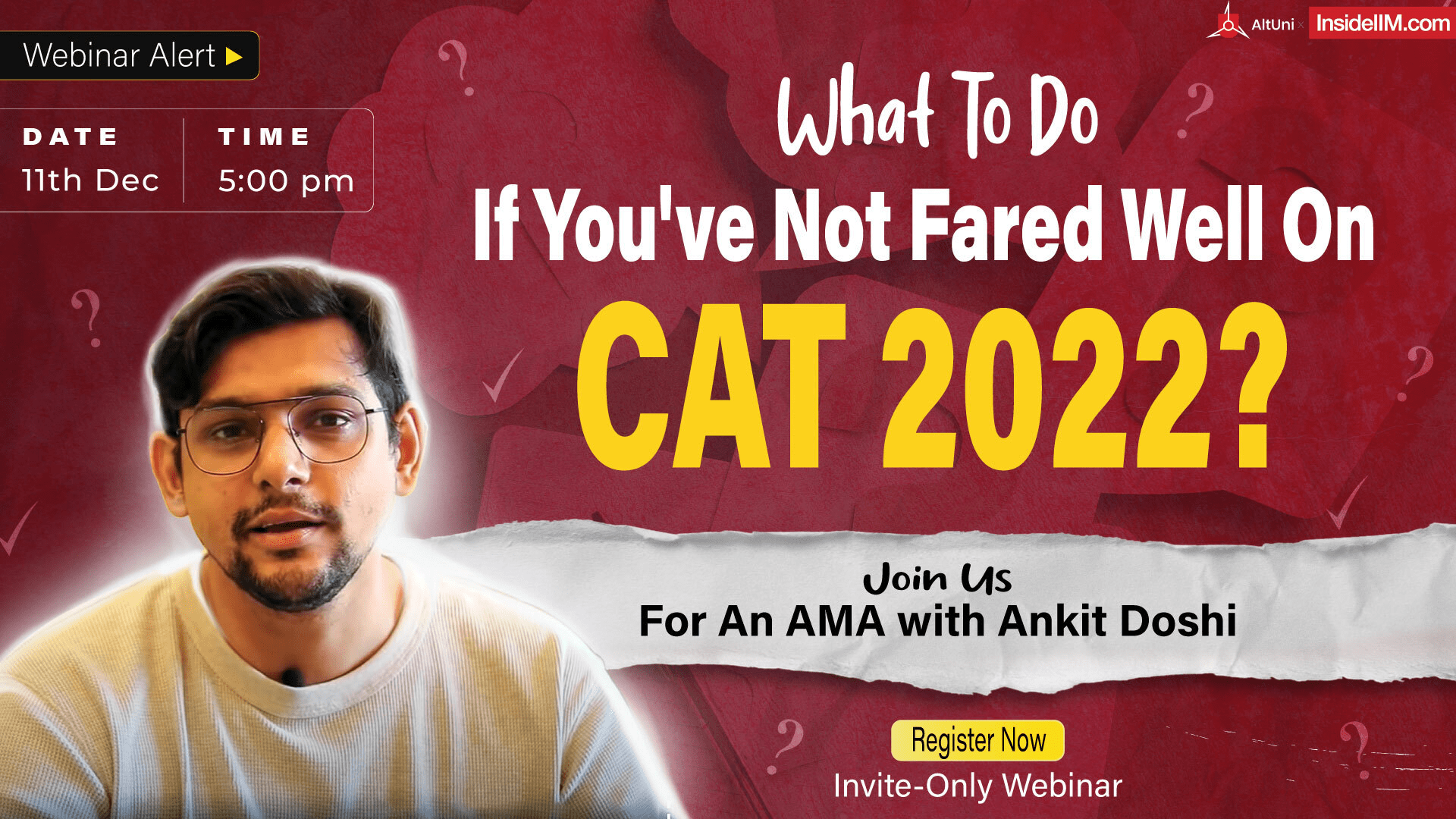 Not Happy With CAT 2022 Performance? Here's What To Do Next!