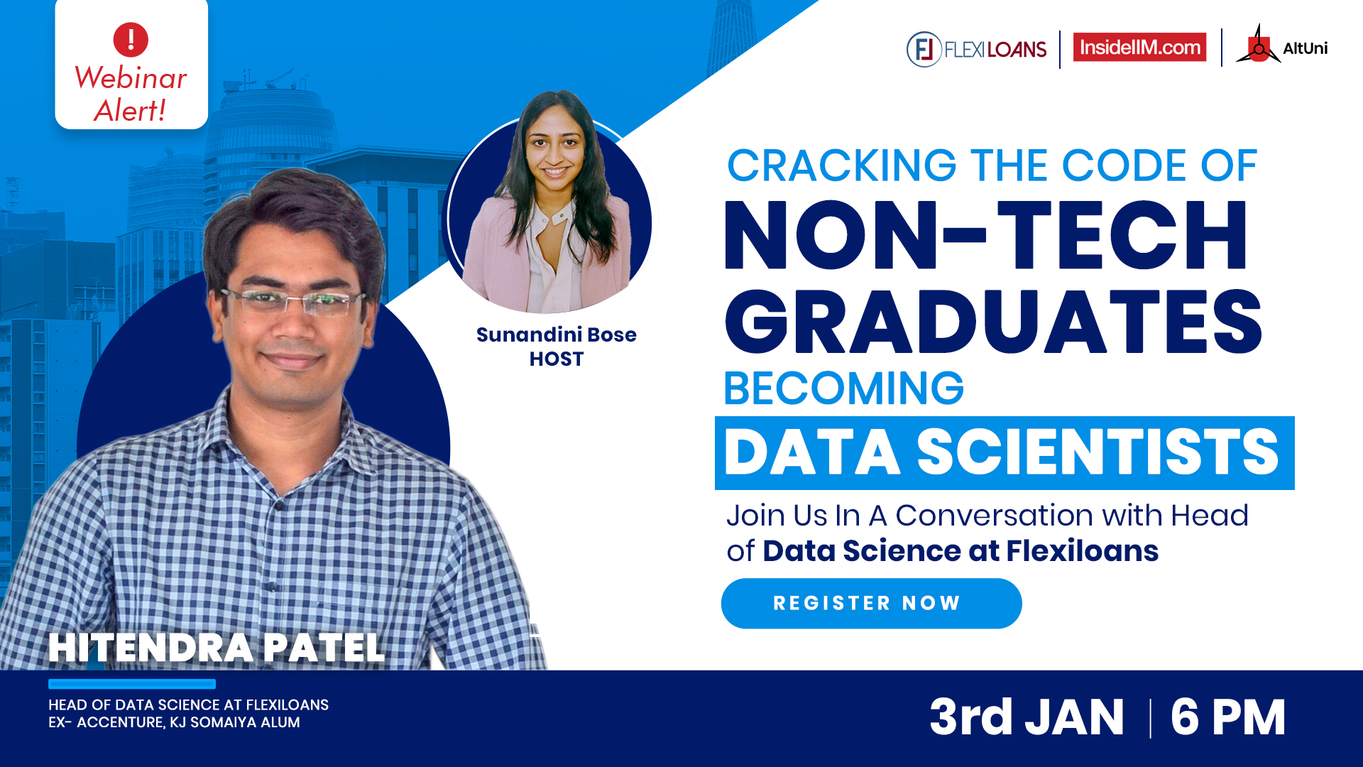 Webinar | Cracking The Code Of Non-Tech Graduates Becoming Data Scientists