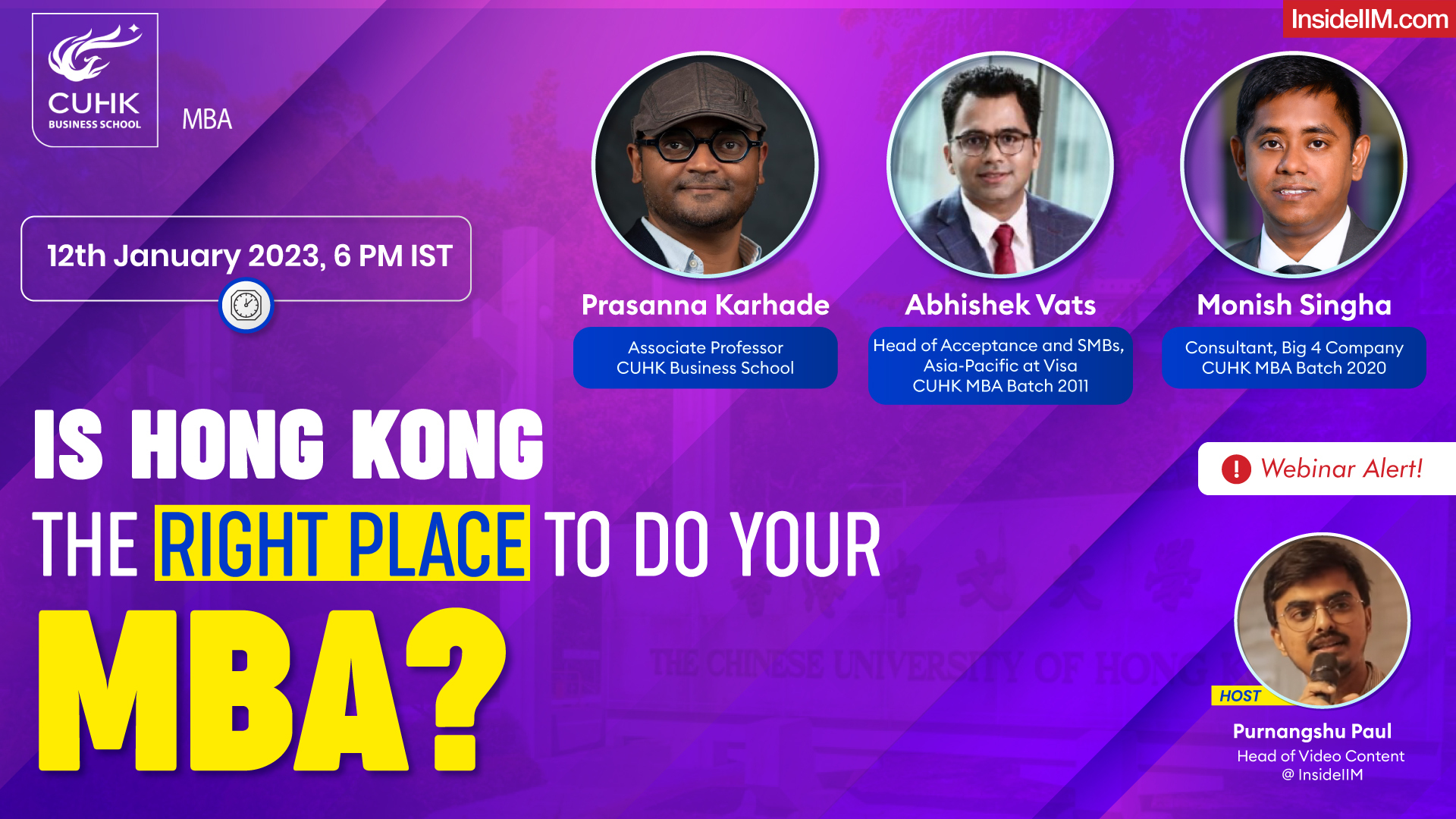 MBA: India or Abroad? Career Growth, ROI, Culture Shock & More, Ft. CUHK