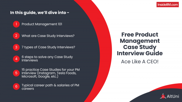 Product management case study interview guide
