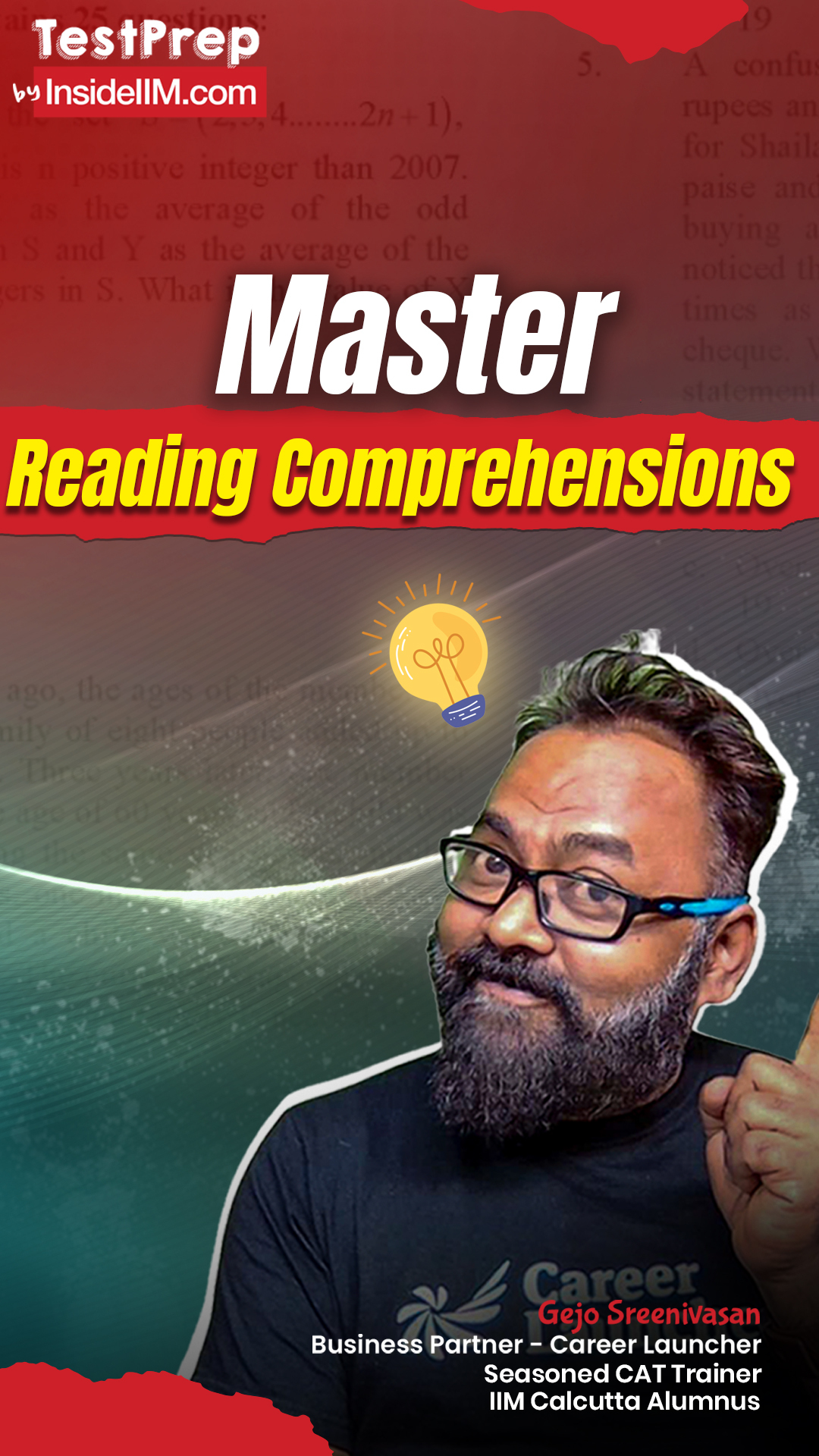 CAT 2024 Reading Comprehension Tricks To Score 99%ile In VARC ft. Gejo Sir