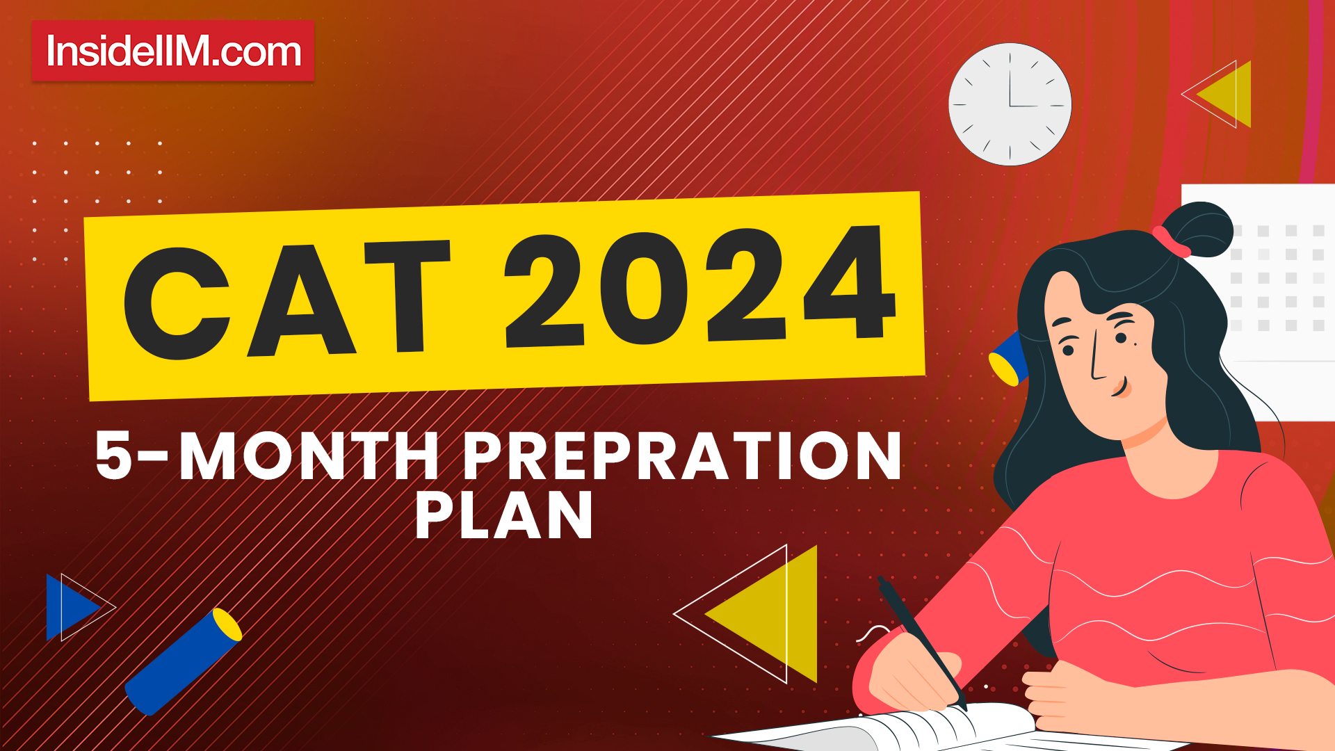 5 Month CAT Exam 2024 Preparation Plan