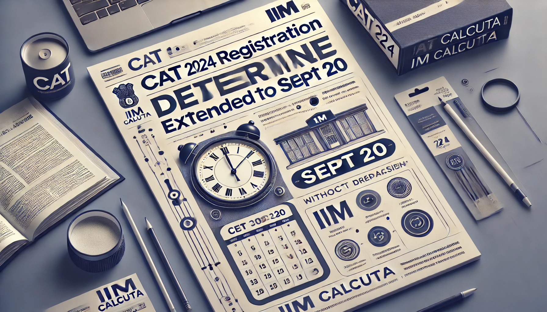 CAT 2024 Registration Deadline Extended till 20th September