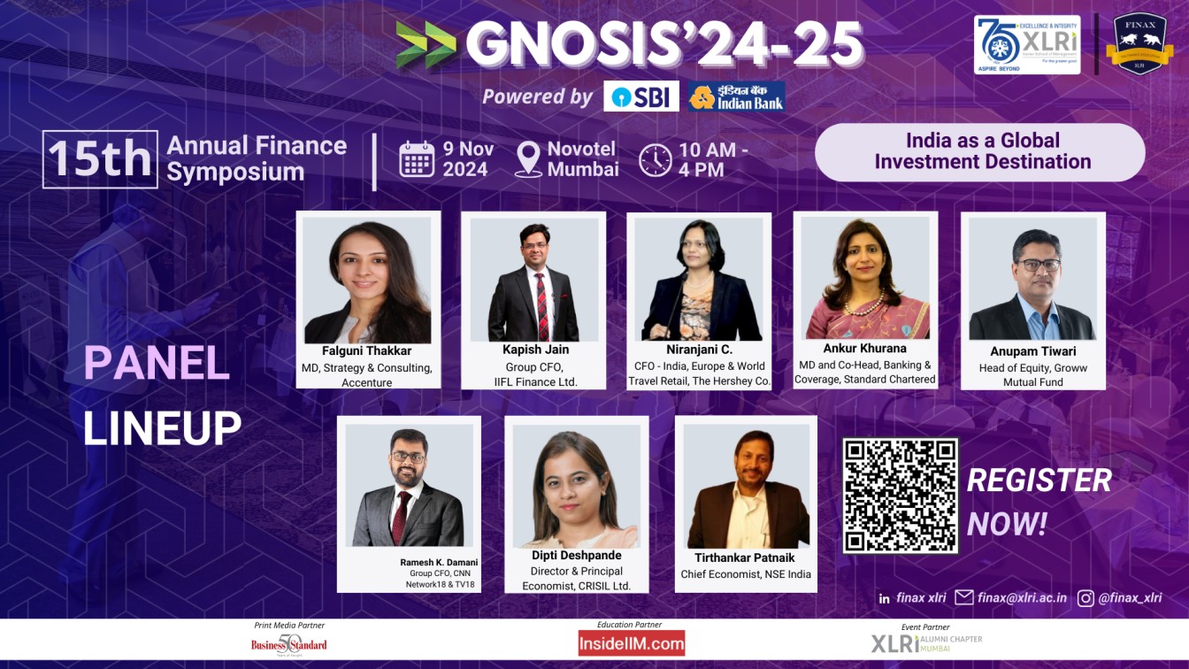 Join GNOSIS 24-25: XLRI's 15th Annual Finance Symposium!