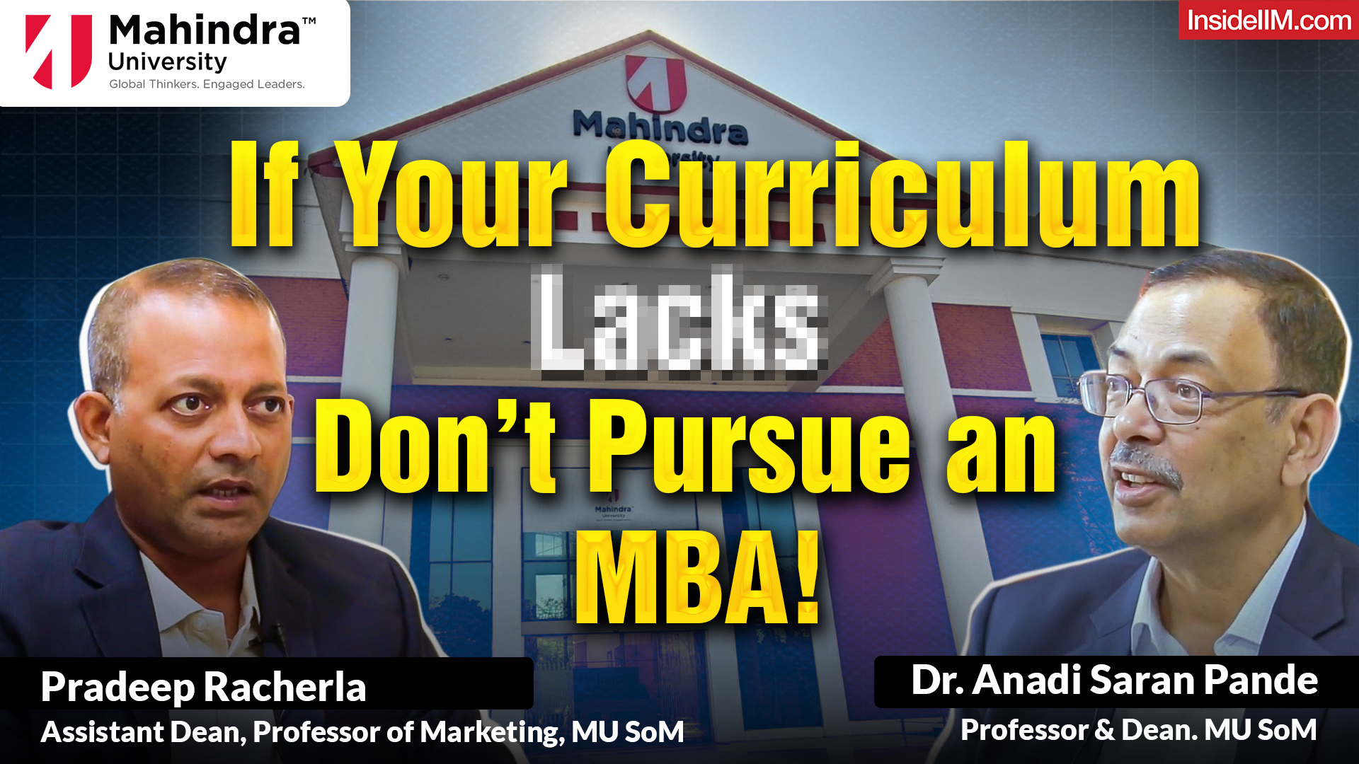 How AI, Sustainability, & Innovation Are Redefining the MBA Curriculum at Mahindra University