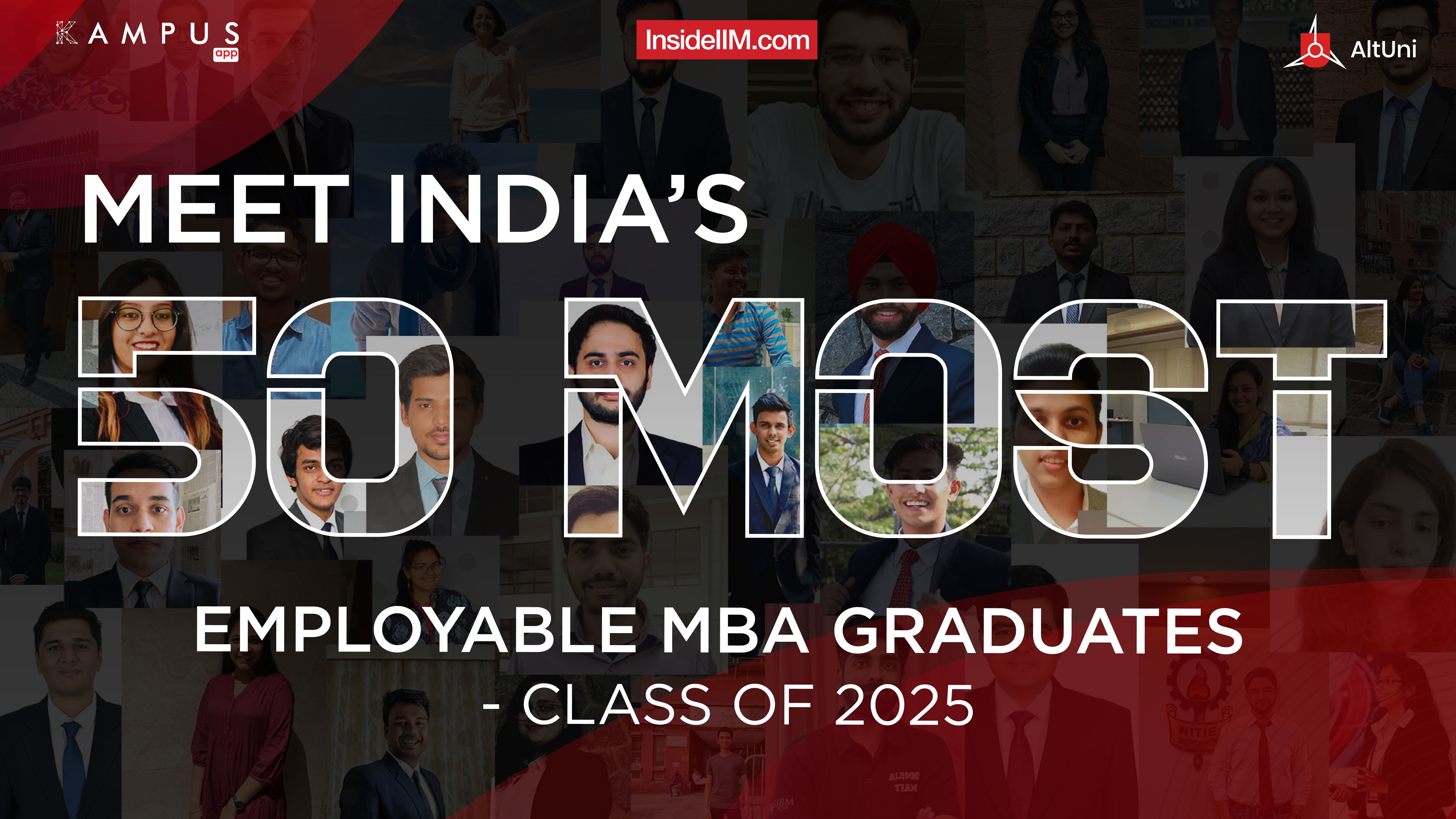 Meet InsideIIM’s Best 50 - The Most Employable MBA Graduates From The Class Of 2025