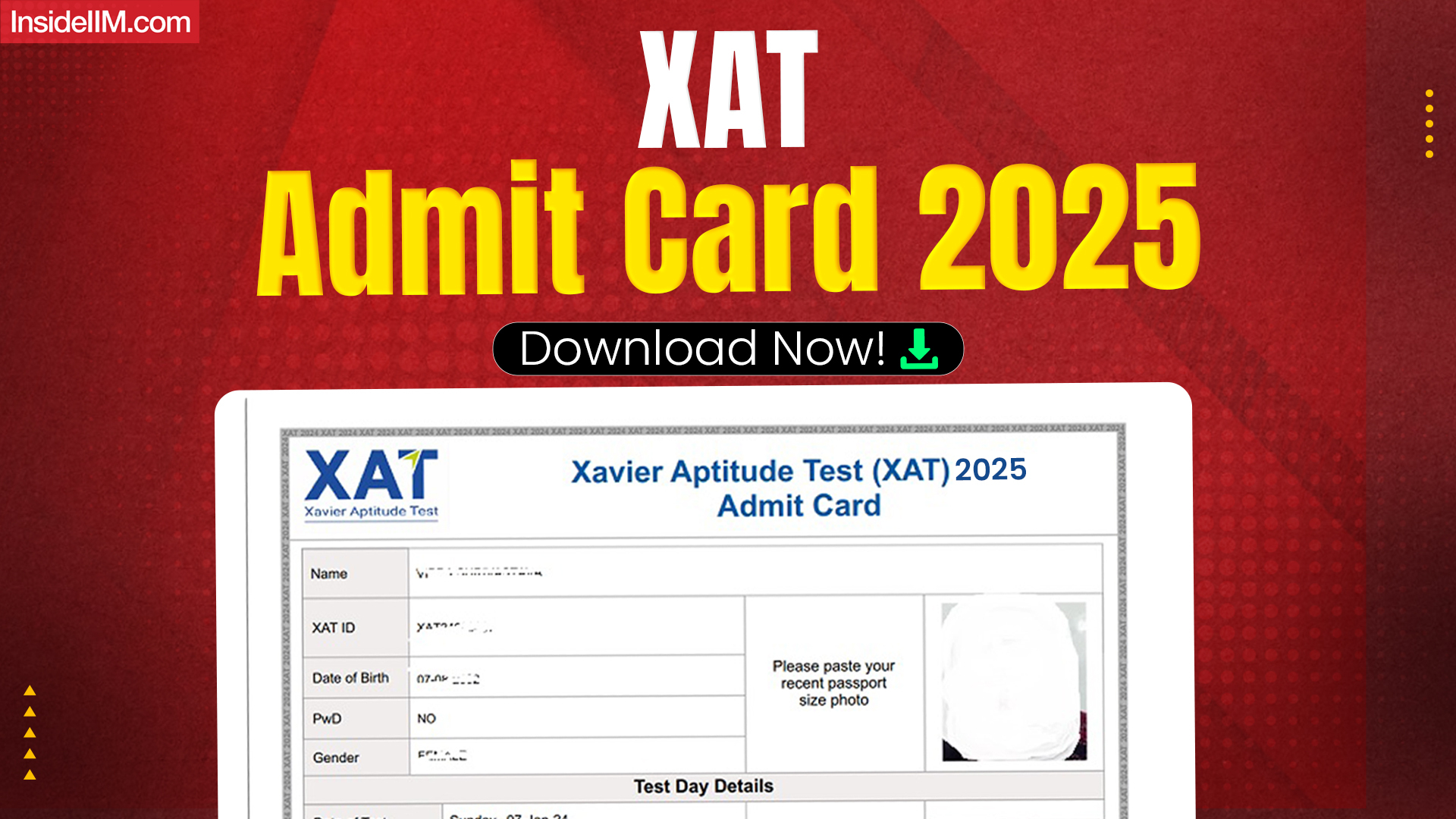 XAT Admit Card 2025 Download