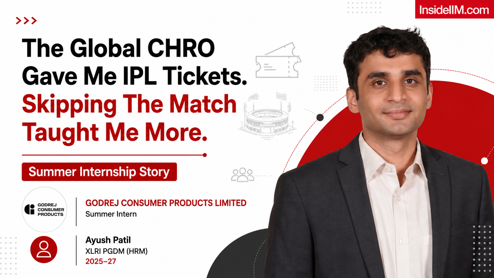The Global CHRO Gave Me IPL Tickets. Skipping The Match Taught Me More.