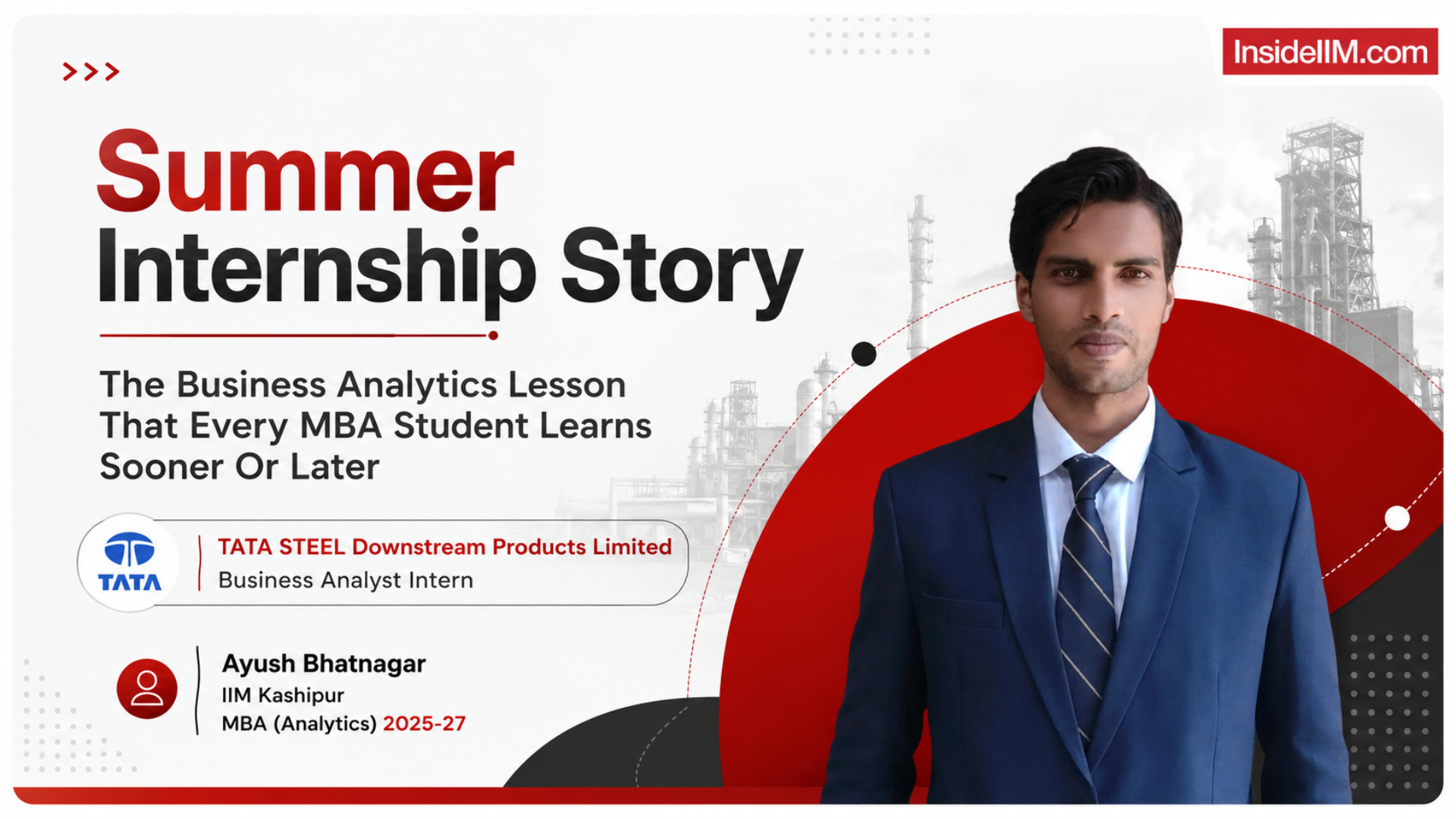 The Biggest Lesson My Tata Steel Internship Taught Me About Business Analytics