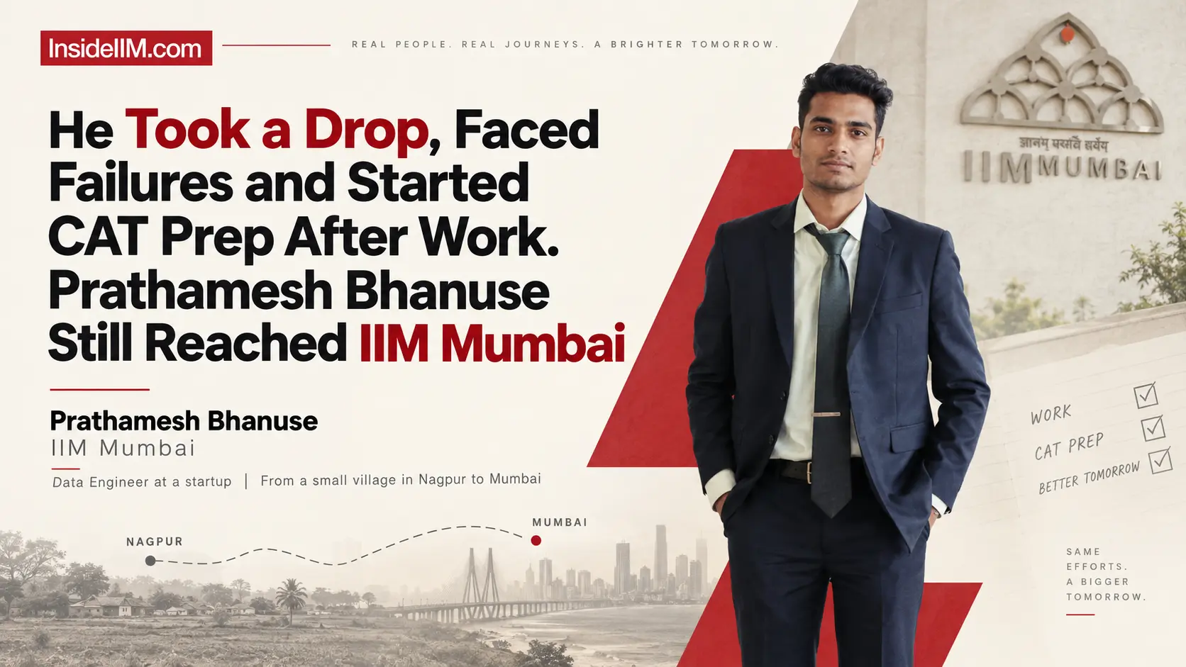 CAT Prep After Work: Drop, Failures to IIM Mumbai